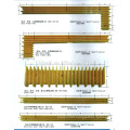 escalator step frame/footpath frame/trod lath